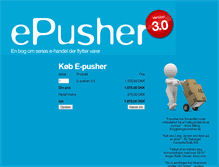 Tablet Screenshot of koeb.e-pusher.dk